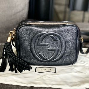 Gucci Soho Disco Crossbody Black Blogger Handbag